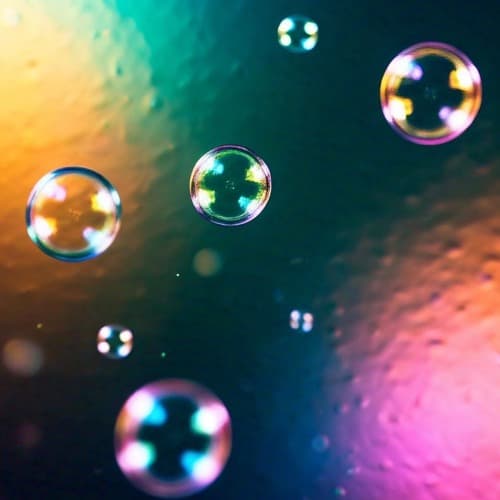 Iridescent cover art